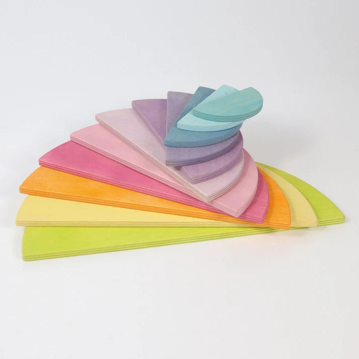 Grimm’s Semi Circles Pastel – 11 Pieces