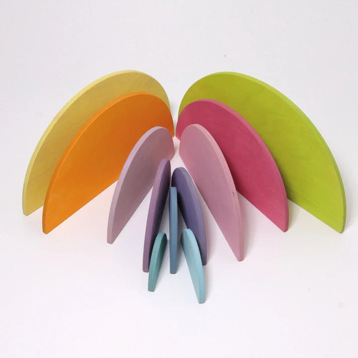 Grimm’s Semi Circles Pastel – 11 Pieces