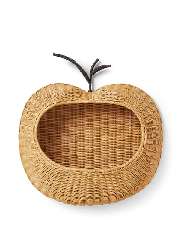 Ferm Living Apple Braided Wall Pocket – Natural