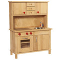 70428828 Gluckskafer Children's Wooden Kitchen w Upper Cupboard