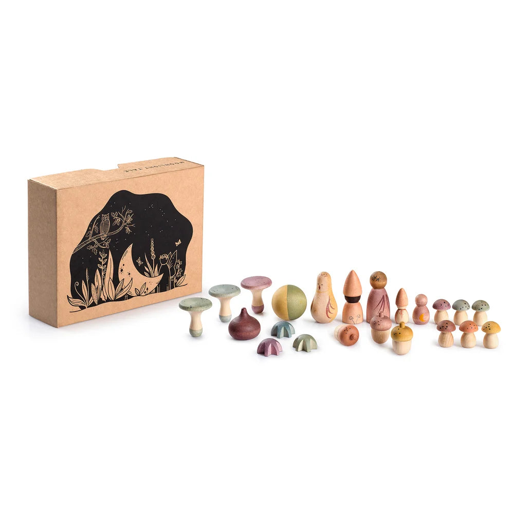 Moonlight Tale Wooden Story Set – 22 Pieces