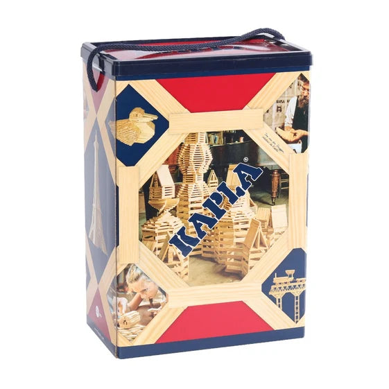 KAPLA Blocks Building Planks - 200 Natural Set - Box