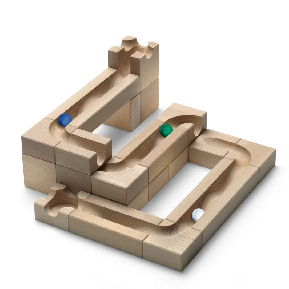 CUBORO Marble Run Extras - Wave Set of 22