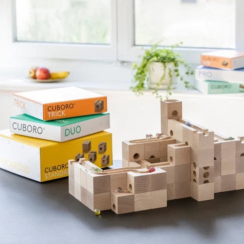 CUBORO Marble Run Extras - Trick Set of 16
