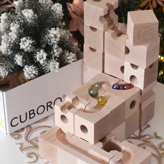 CUBORO Marble Run - Standard Starter Set of 32