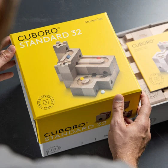 CUBORO Marble Run - Standard Starter Set of 32