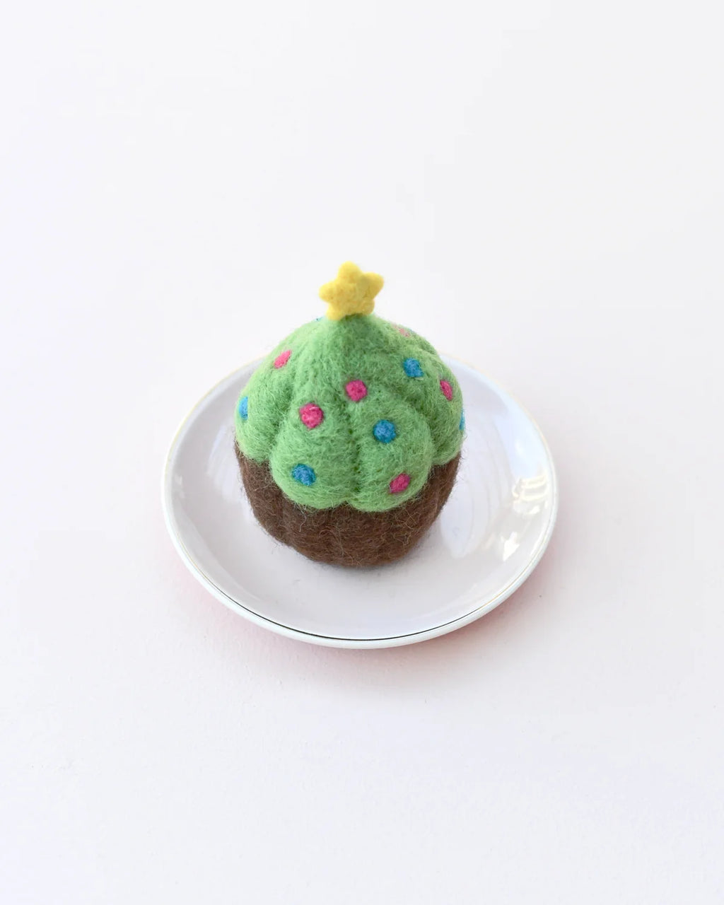 Tara Treasures Felt Christmas Cupcake