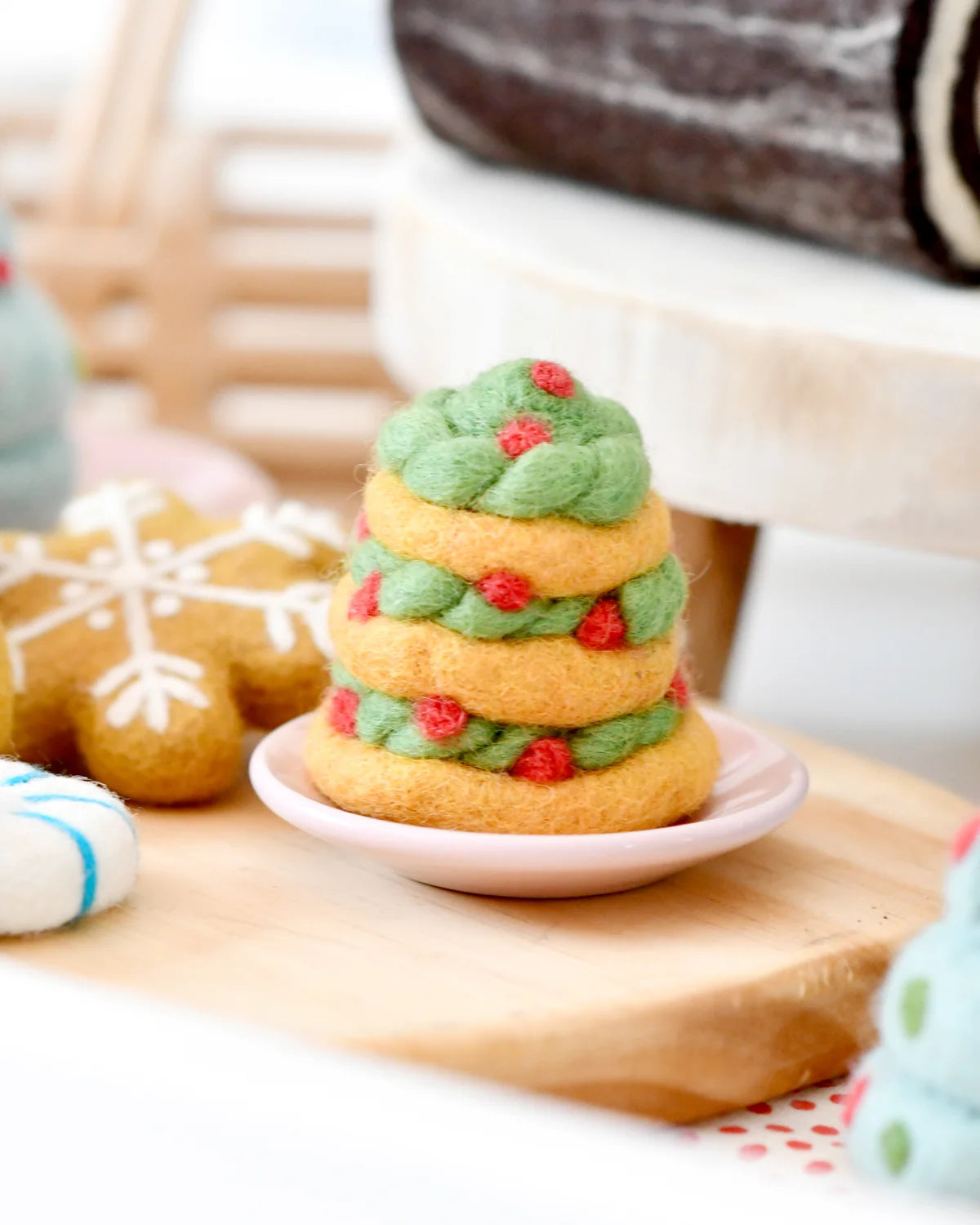 Tara Treasures Felt Christmas Tree Cookie