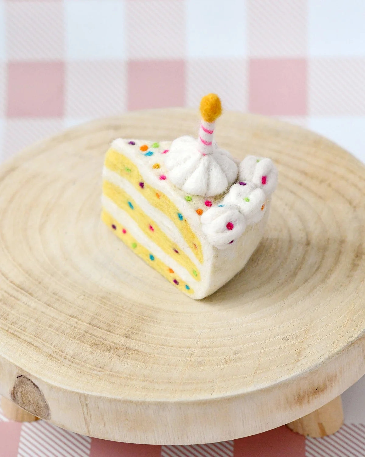 Tara Treasures Felt Confetti Cake with Candle