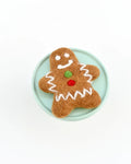 Tara Treasures Felt Chocolate Gingerbread Man Cookie