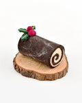 Tara Treasures - Felt Christmas Yule Log Cake