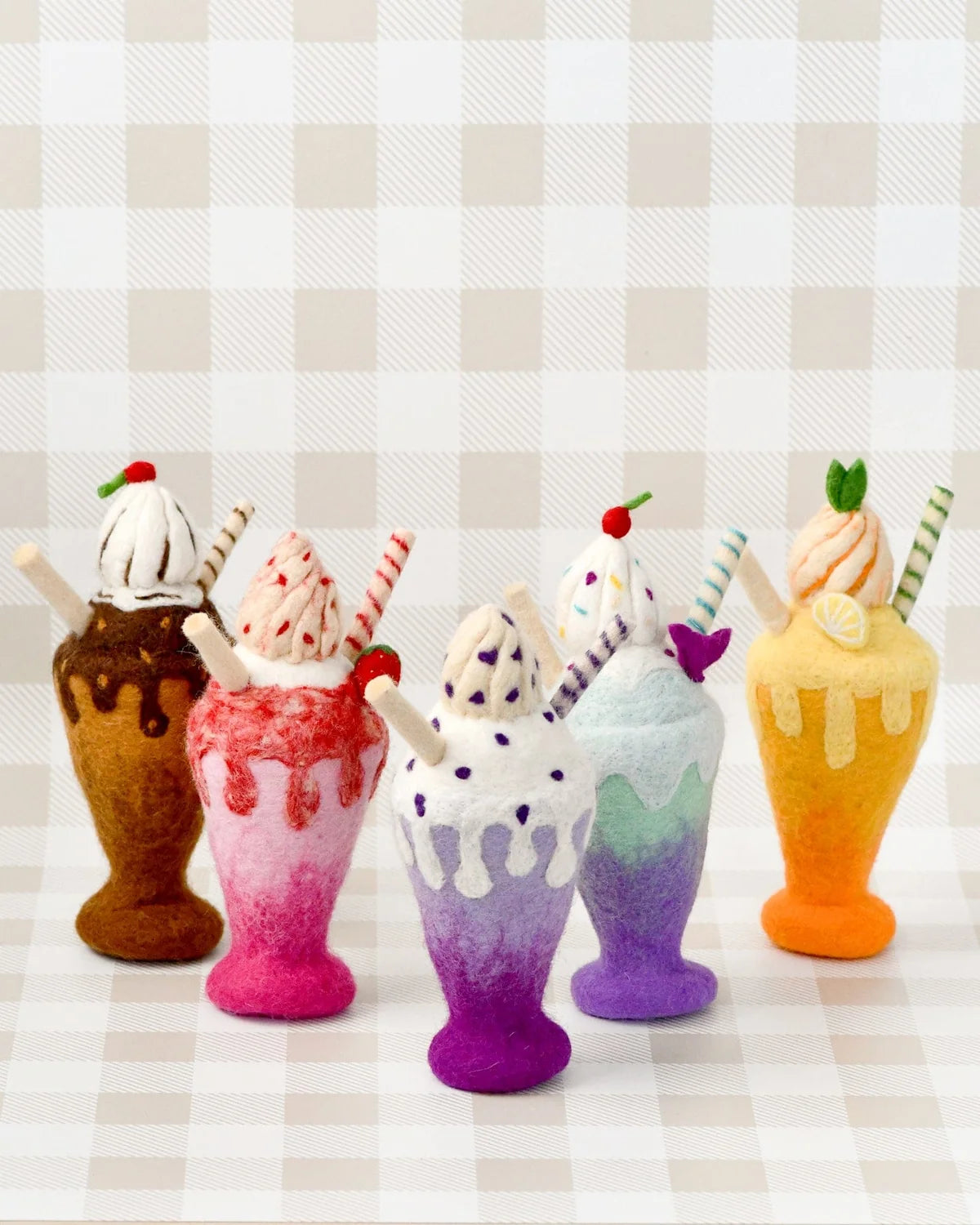 Tara Treasures Felt Mango Milkshake