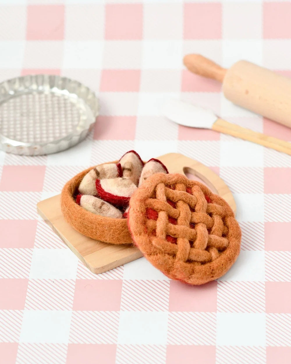 Tara Treasures Felt Lattice Apple Pie