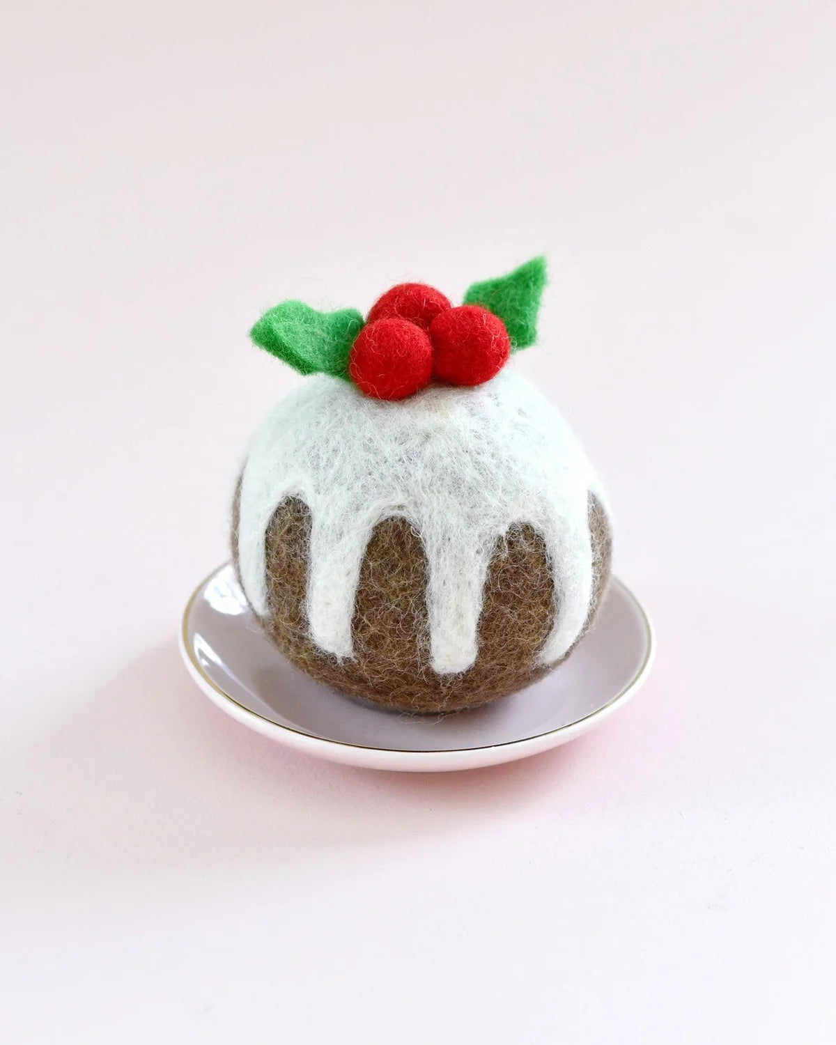 Tara Treasures Felt Christmas Pudding