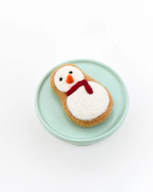 Tara Treasures Felt Snowman Cookie