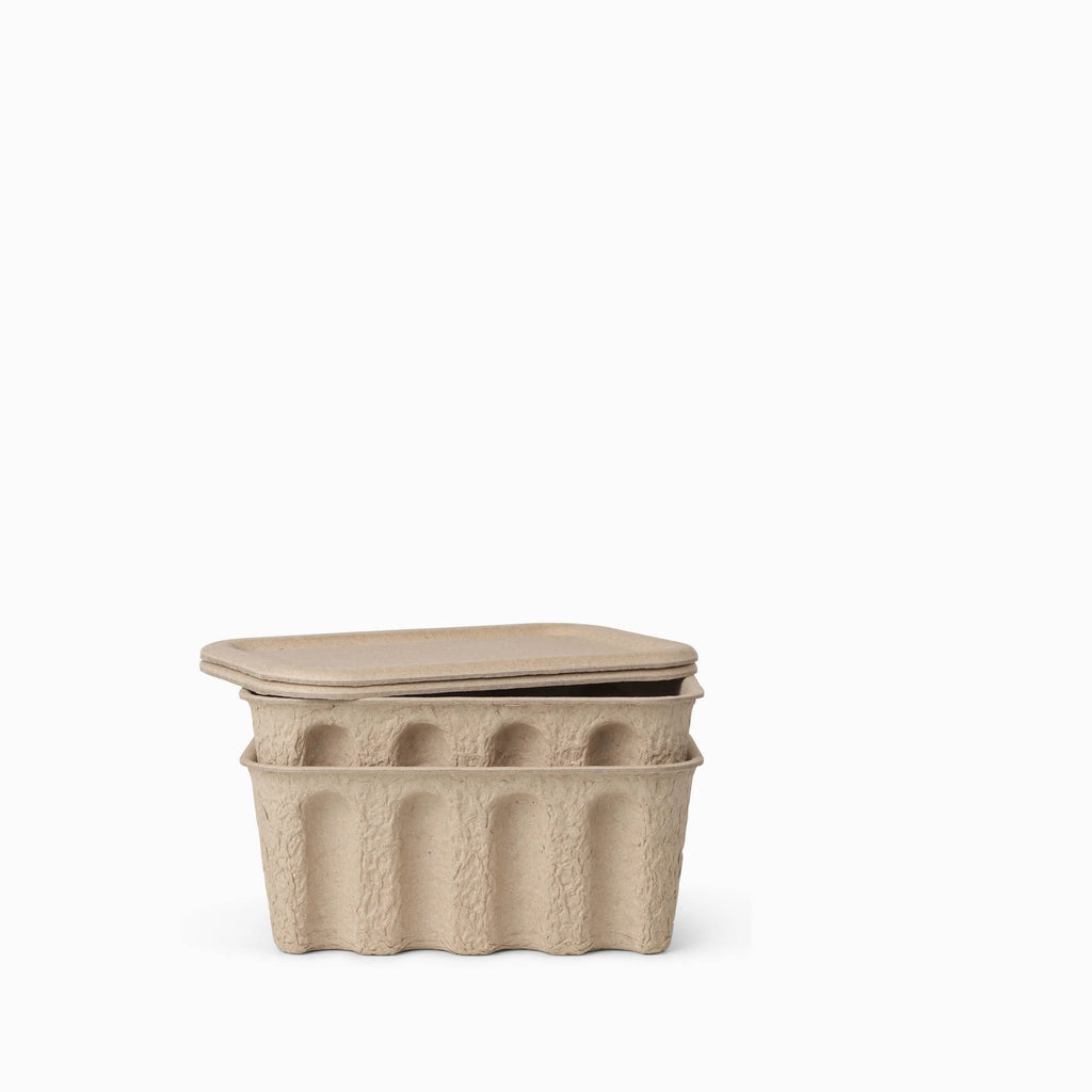 Ferm Living Paper Pulp Box – Small (Set of 2)