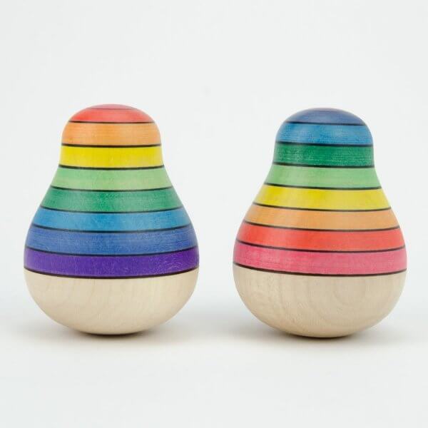 Mader Wooden Roly Poly – Rainbow