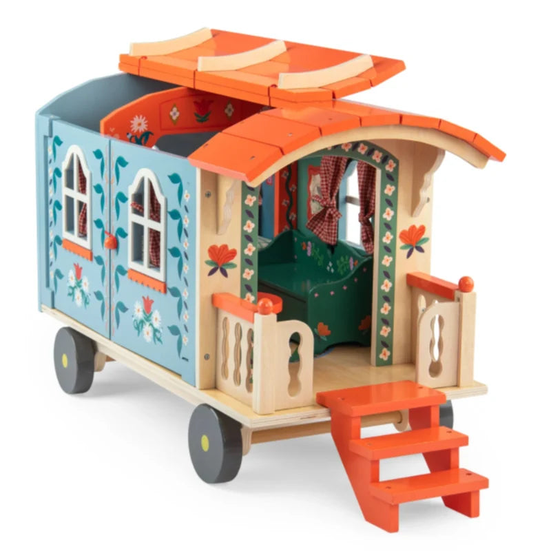 Moulin Roty Minouchkas – Baba Bear's Large Wooden Caravan