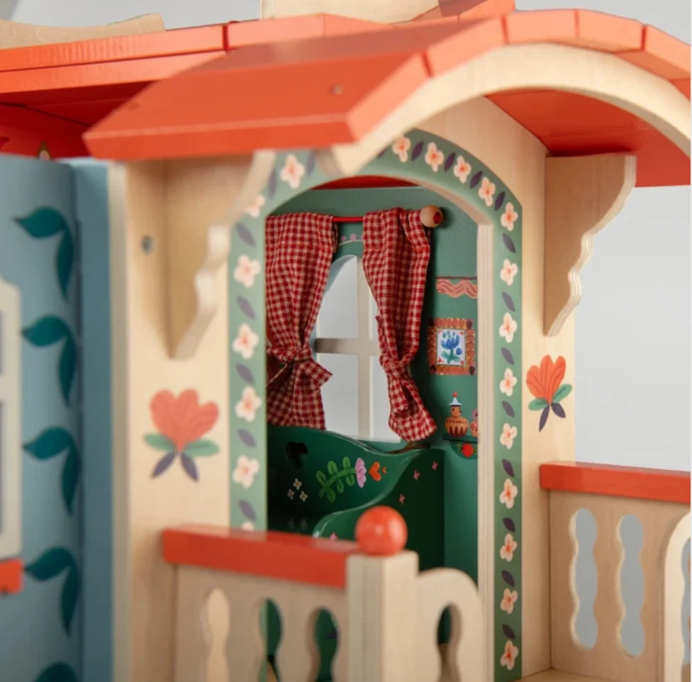 Moulin Roty Minouchkas – Baba Bear's Large Wooden Caravan