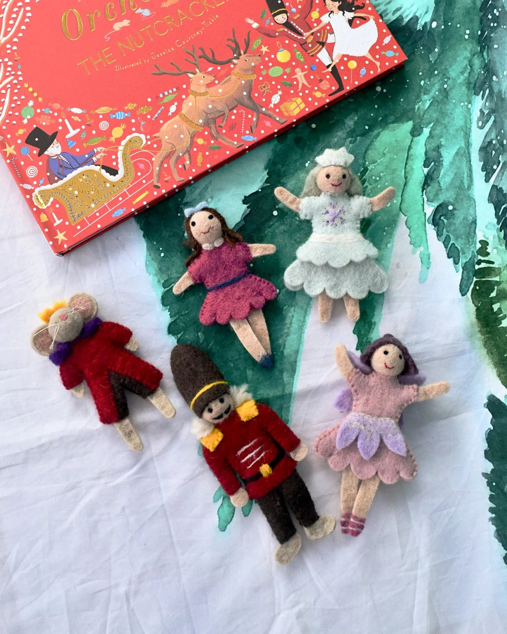 Tara Treasures Nutcracker & the Mouse King Finger Puppets Set