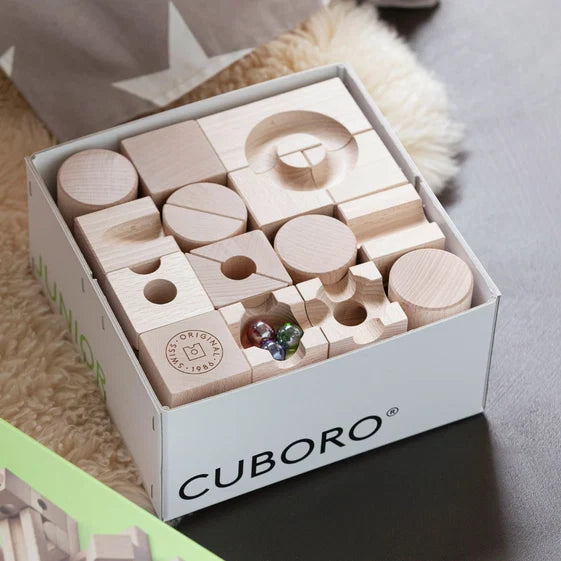 CUBORO Marble Run - Junior Set of 40