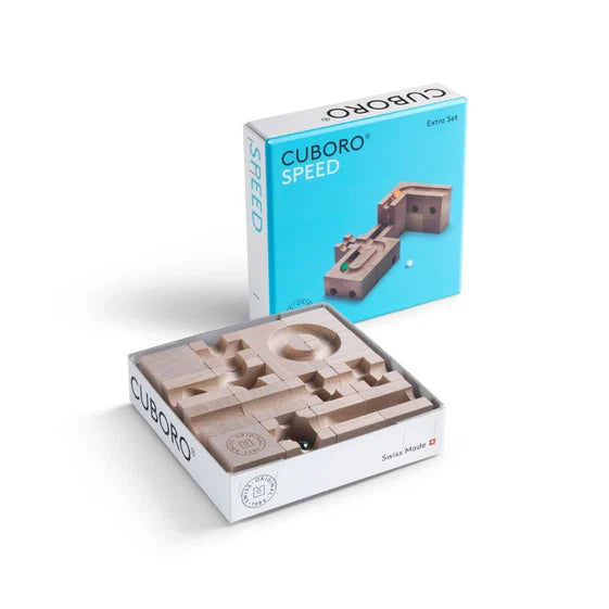 CUBORO Marble Run Extras - Speed Set of 16