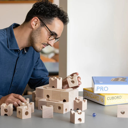 CUBORO Marble Run Extras - Pro Set of 16