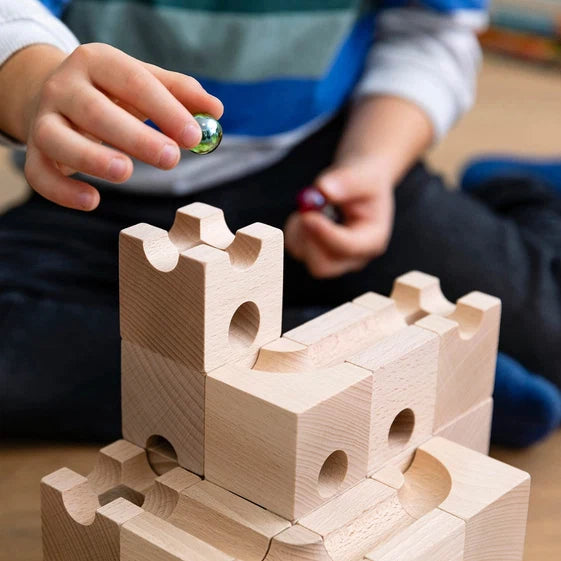 CUBORO Marble Run - Standard Starter Set of 32