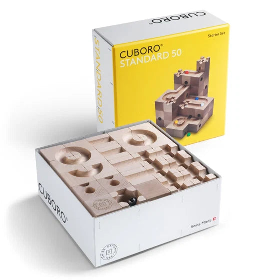 CUBORO Marble Run - Standard Starter Set of 50
