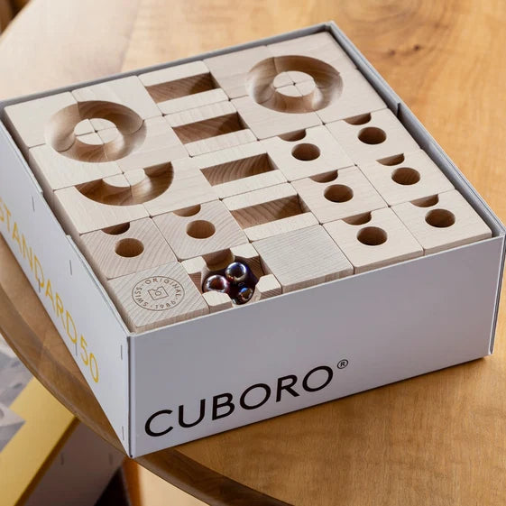 CUBORO Marble Run - Standard Starter Set of 50