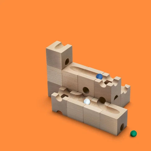 CUBORO Marble Run Extras - Trick Set of 16