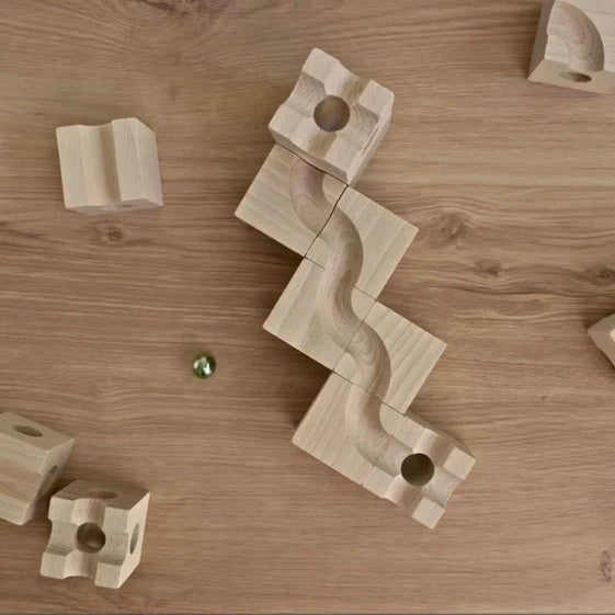 CUBORO Marble Run Extras - Tunnel Set of 16