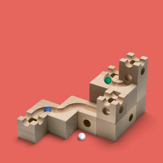 CUBORO Marble Run Extras - Tunnel Set of 16