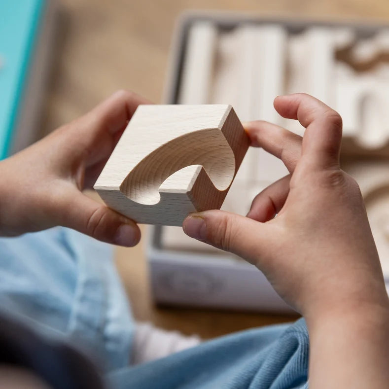 CUBORO Marble Run Extras - Wave Set of 22