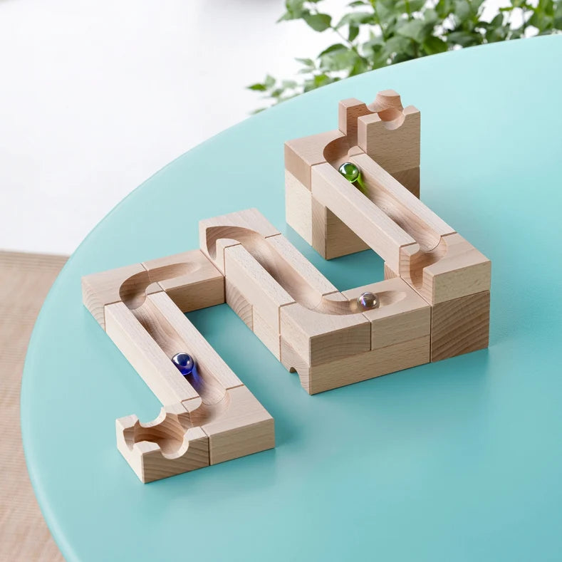 CUBORO Marble Run Extras - Wave Set of 22
