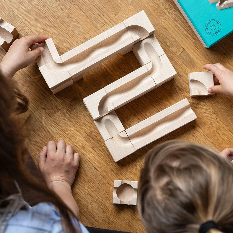 CUBORO Marble Run Extras - Wave Set of 22