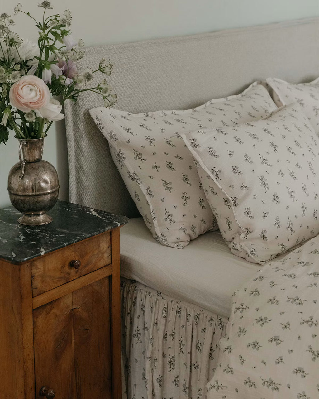 Garbo & Friends Bluebell Muslin Pillowcase – 50x70cm