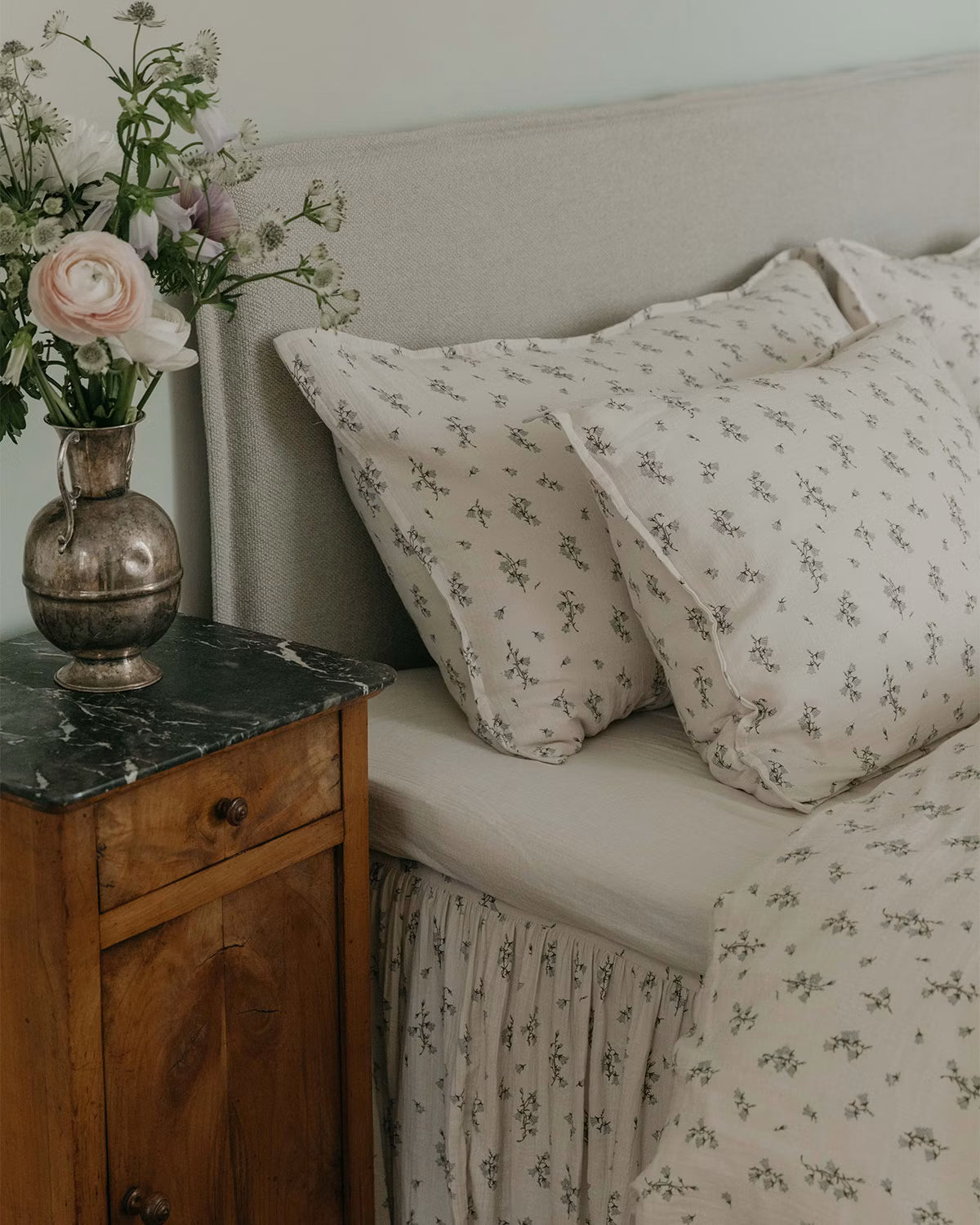 Garbo & Friends Bluebell Muslin Pillowcase – 50x70cm