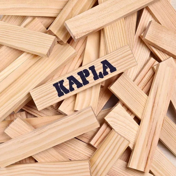 KAPLA Blocks Building Planks - 1000 Natural Set - Large Deluxe Wooden Box