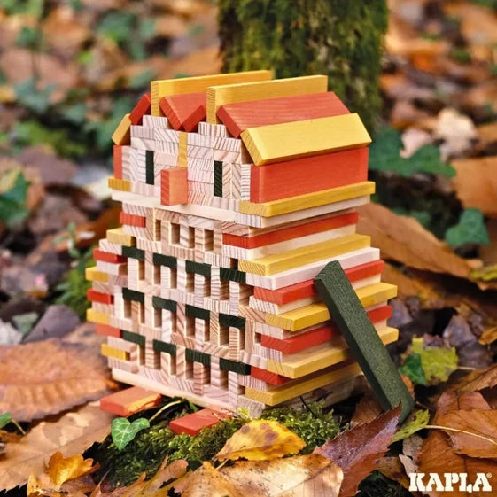 KAPLA Blocks Building Planks - 200 Autumn Set - Box