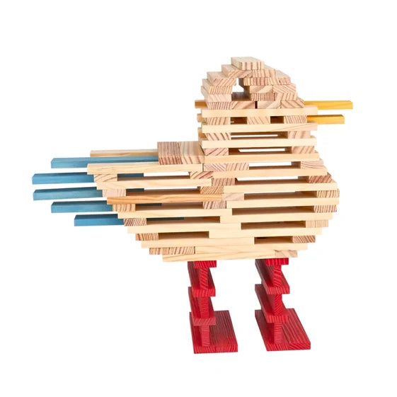 KAPLA Blocks Building Planks - 200 Summer Set - Box