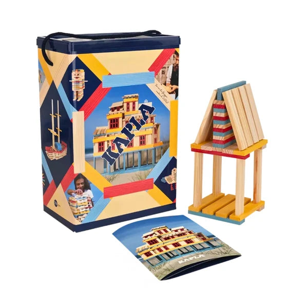KAPLA Blocks Building Planks - 200 Summer Set - Box