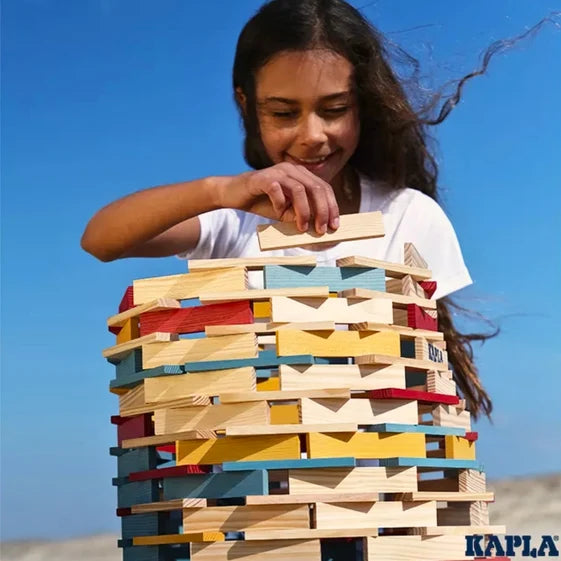 KAPLA Blocks Building Planks - 200 Summer Set - Box