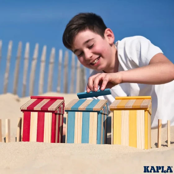 KAPLA Blocks Building Planks - 200 Summer Set - Box