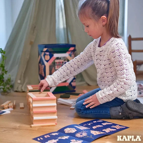 KAPLA Blocks Building Planks - 200 Winter Set - Box