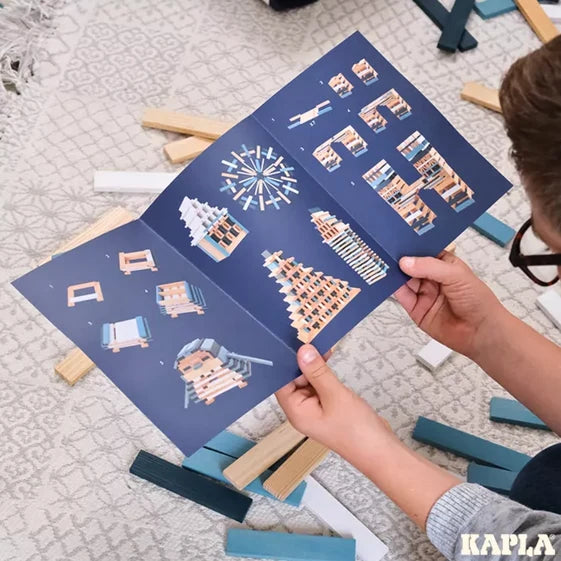 KAPLA Blocks Building Planks - 200 Winter Set - Box