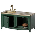 Maileg - Metal Kitchen Gold with Pie, Dark Green